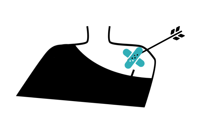 Mindfulness copes with the arrow